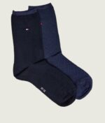Tommy Hilfiger Γυναικείες Κάλτσες Navy 2Pack