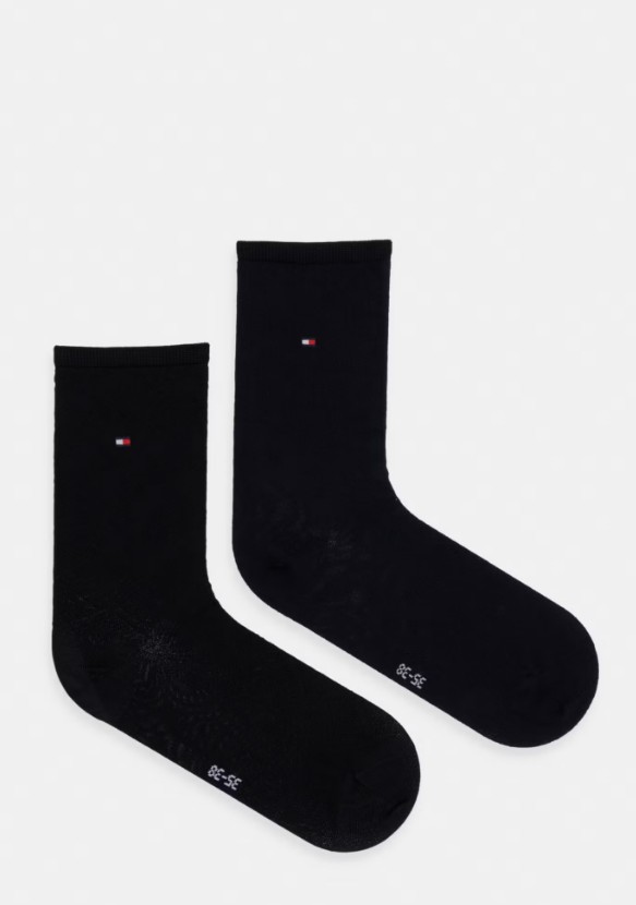 Image new Tommy Hilfiger Γυναικείες Κάλτσες Black 2Pack - Image 1