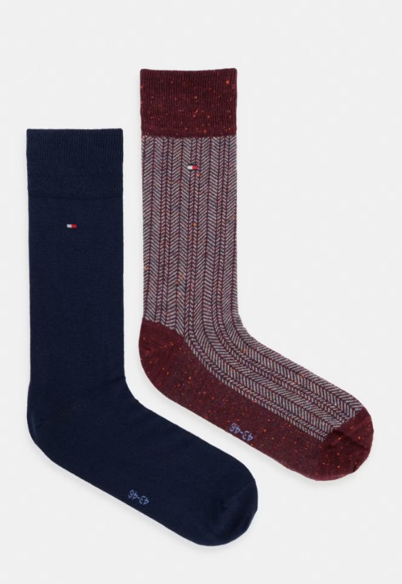 Image new Tommy Hilfiger Ανδρικές Κάλτσες Deep Rouge 2Pack - Image 1