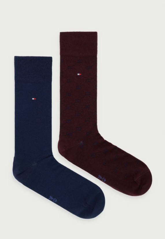 Image new Tommy Hilfiger Ανδρικές Κάλτσες Deep Rouge 2Pack - Image 1
