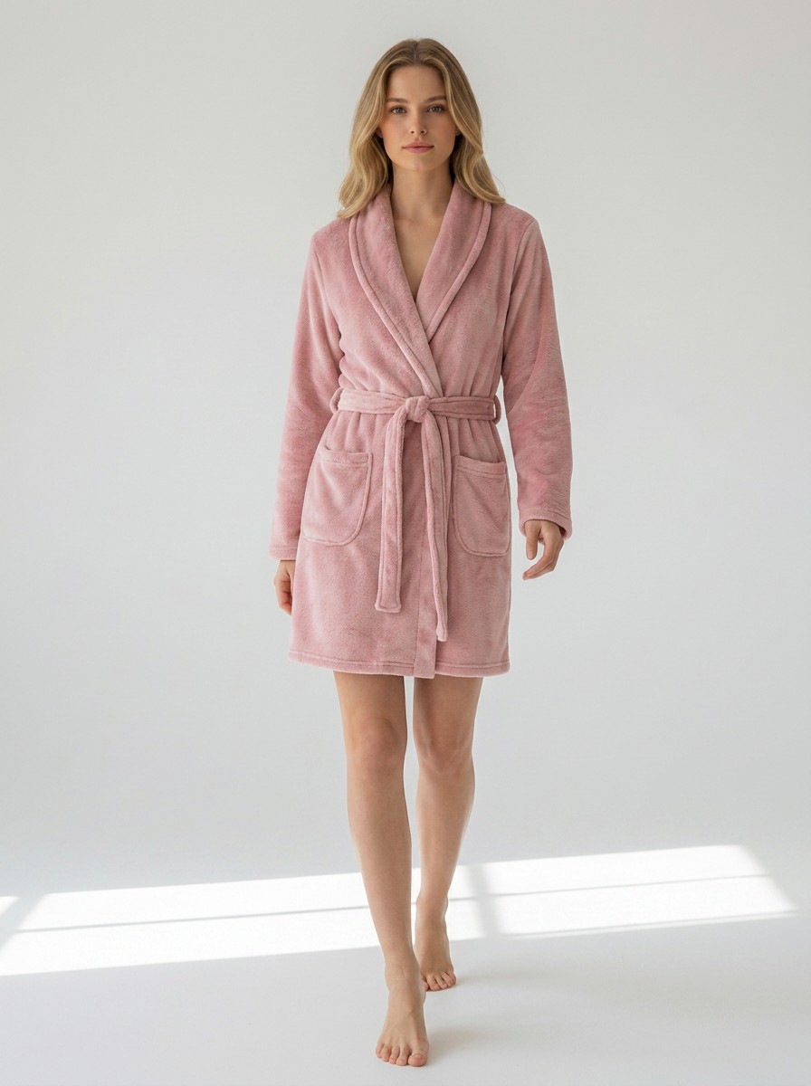 Image new Harmony Γυναικεία Ρόμπα Dusty Pink - Image 1