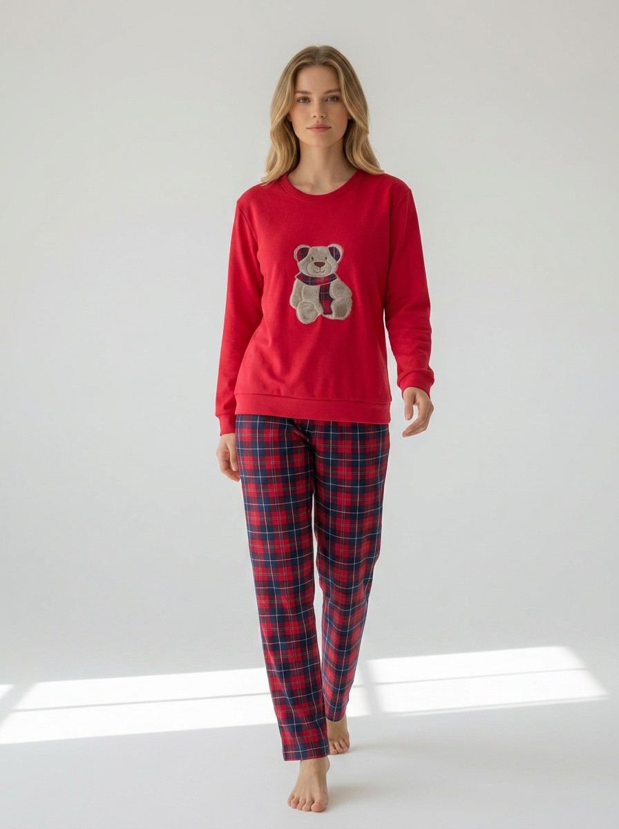 Image new Harmony Γυναικείες Πιτζάμες Teddy Bear - Image 1
