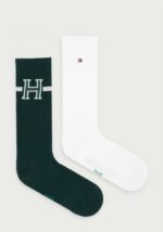Tommy Hilfiger Ανδρικές Κάλτσες Deep Green 2Pack