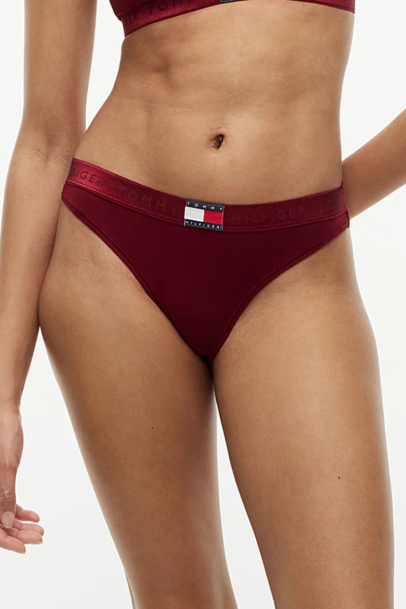 Image new Tommy Hilfiger Γυναικείο Εσώρουχο Thong Bordo - Image 1