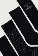 Tommy Hilfiger Ανδρικές Κάλτσες Σετ 4 Τεμαχίων Black - Image 2